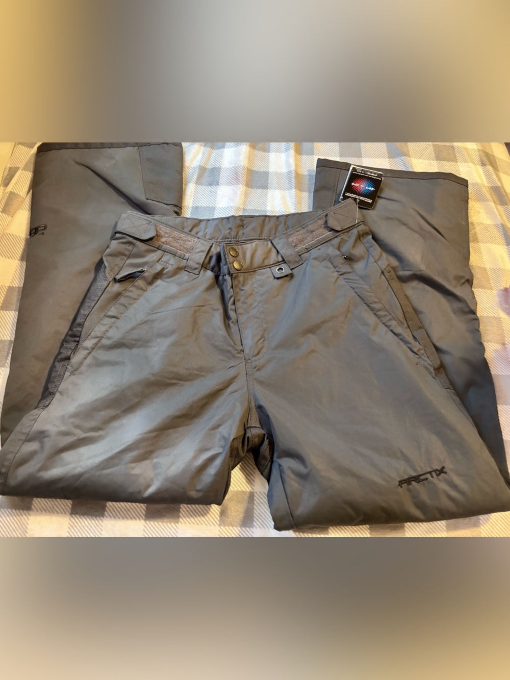 Arctix Youth XL Snow/Ski Pants, Gray